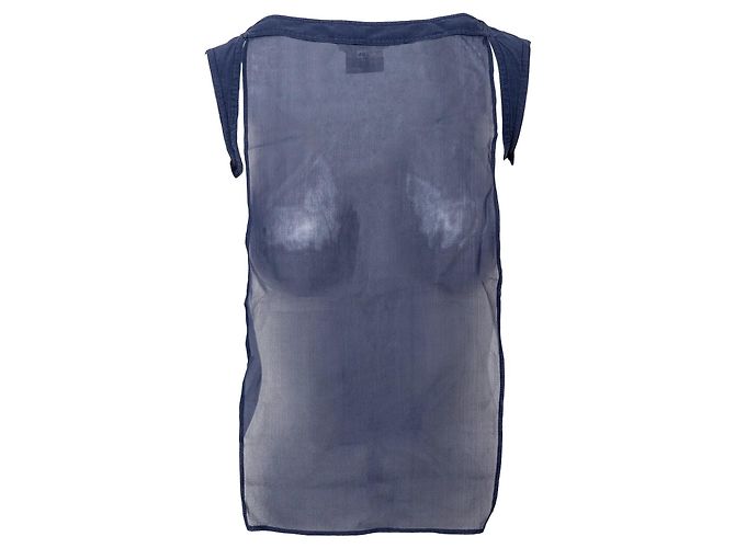 Autre Marque Top senza maniche Costume National Blu