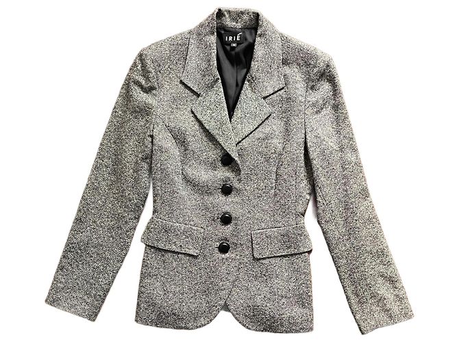 Irié Grey Silk and Wool Jacket
