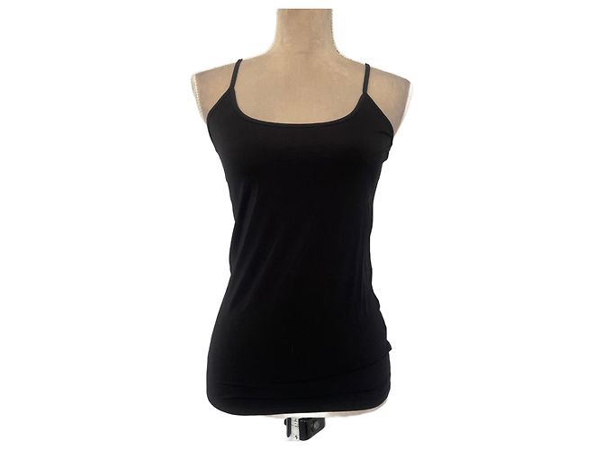 Top negro con tirantes Jil Sander