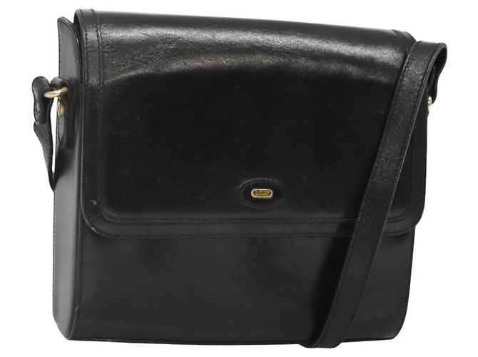 Borsa a Spalla BALLY in Pelle Nera Oro Auth BA2151 Nero D'oro