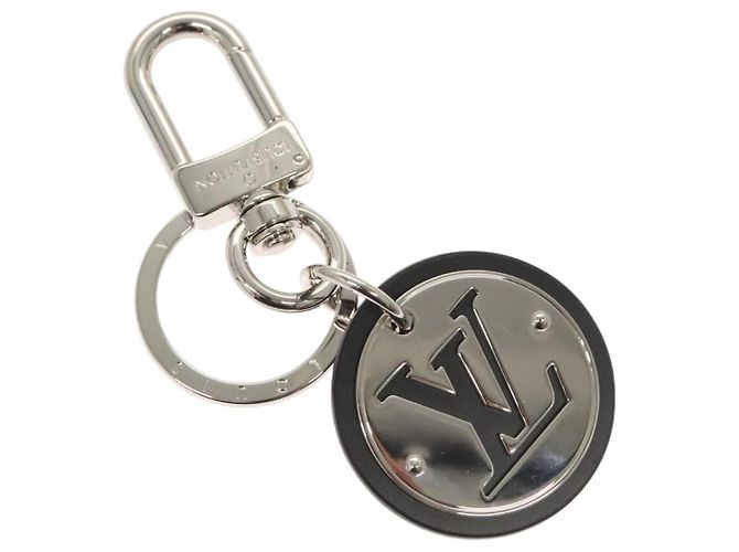 LOUIS VUITTON LV Circle Key Holder Metal Silver M67362 LV Auth 123587M