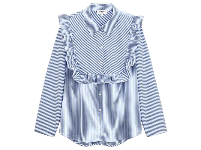 Top Cassi Balzac Paris a rayas azules de algodón