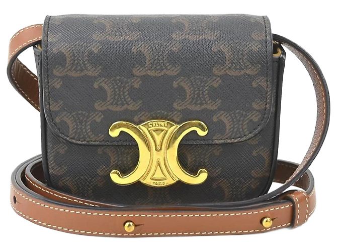 Céline Borsa a Spalla Celine Triomphe Marrone 