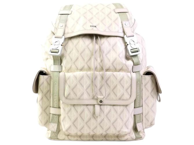 Christian Dior Light Beige Backpack