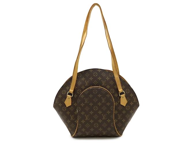 Louis Vuitton Monogram Ellipse Shoulder Bag Brown Patent leather  ref.2248039