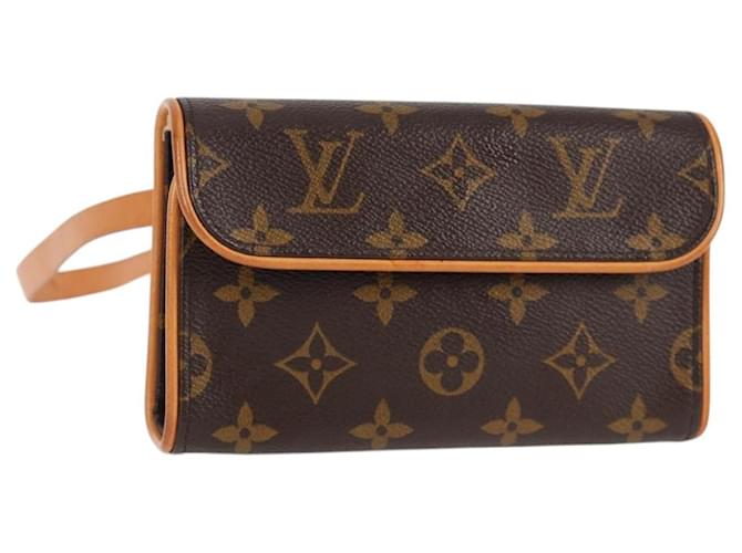 LOUIS VUITTON Monogram Pochette Florentine Waist Bag M51855 LV Auth 124392V Cloth  ref.2248917