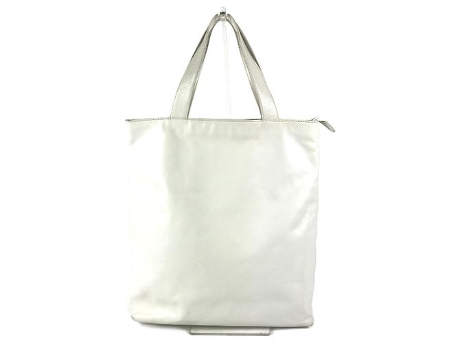 Chanel CC Coco Mark Tote Bag Weiß
