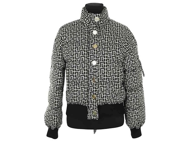 Balmain Black down jacket