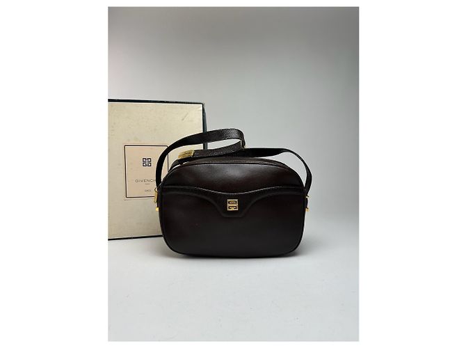 Vintage Givenchy 4G Leather Bag Brown