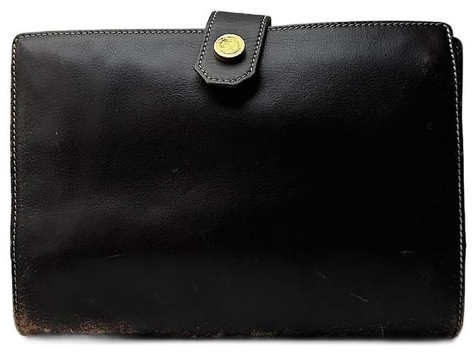 Vintage Loewe Madrid Leder-Clutch braun