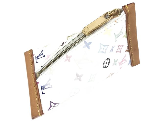 Louis Vuitton Monogram Multicolore Coin Purse White