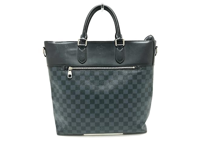 Louis Vuitton Newport Tote Bag Black Navy blue Cloth  ref.2249725