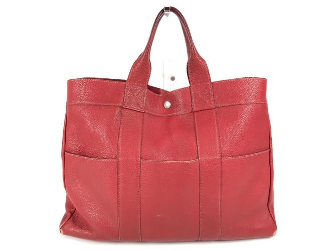 Hermès Hermes Fourre Tout MM Tote Bag Rot