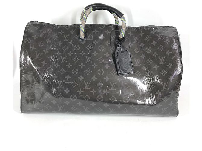 Bolsa Boston Monogram Eclipse Louis Vuitton Preto