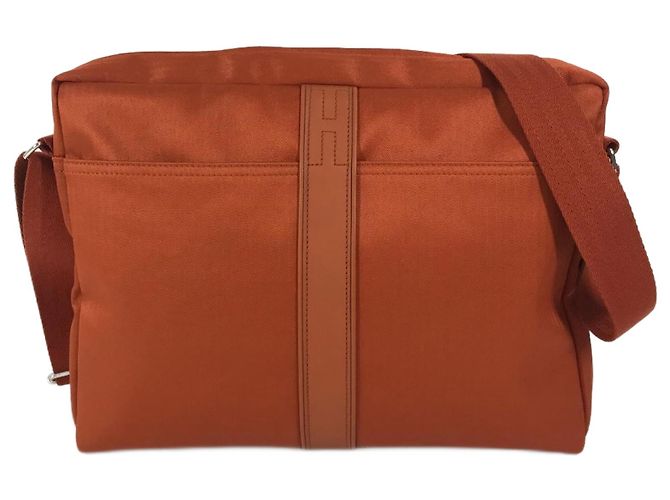 Hermès Bolsa de ombro Hermes Acapulco Basas MM Laranja