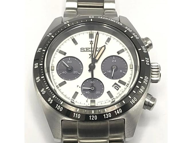 SEIKO Prospex Speed Timer Watch V192-0AF0 Black Silvery  ref.2250061