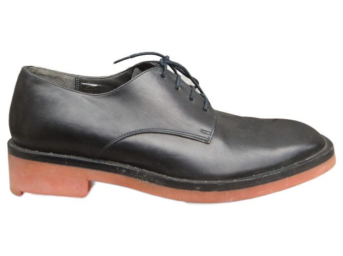 Scarpe stringate Robert Clergerie in pelle nere uomo Nero