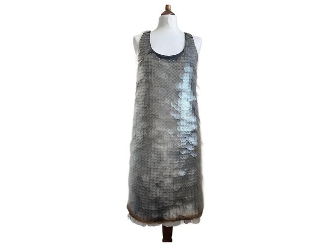Marni Sequin Dress Multicolour Polyester Multiple colors