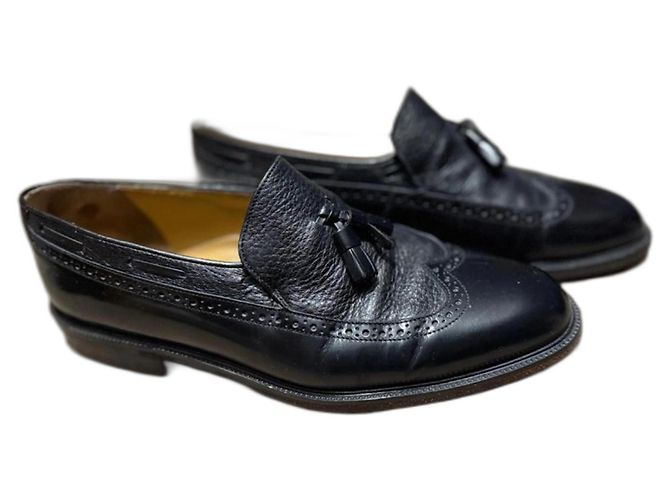 Mocassins Bally Terio en cuir noir