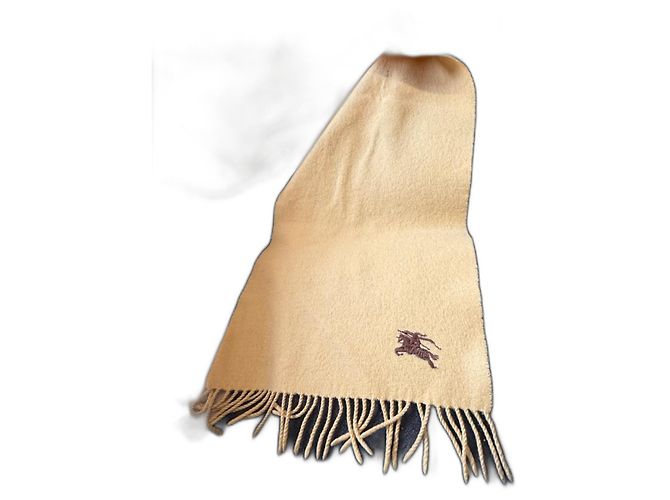 Burberry scarf yellow cashmere