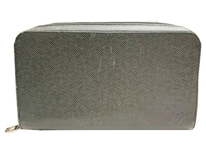 Zippy Cartera larga Louis Vuitton Taiga Ardoise Gris