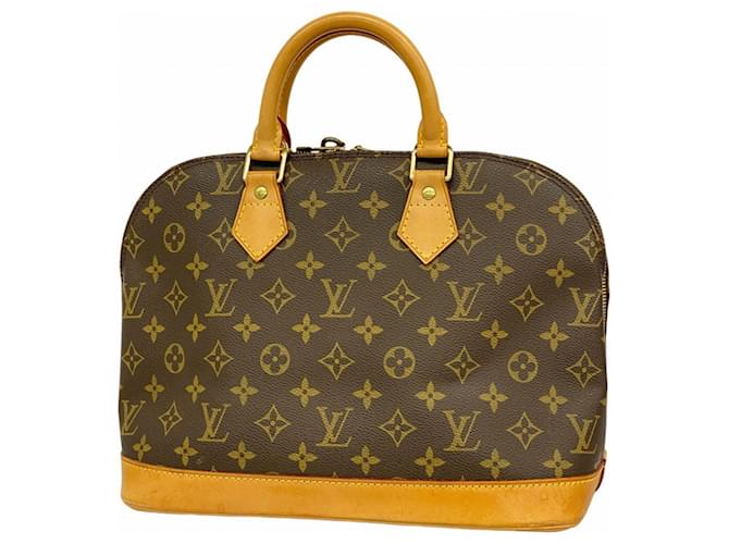 Louis Vuitton Monogram Alma Handbag Brown  ref.2251187