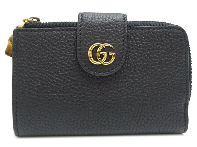 Gucci Double G Medium Wallet with Bamboo