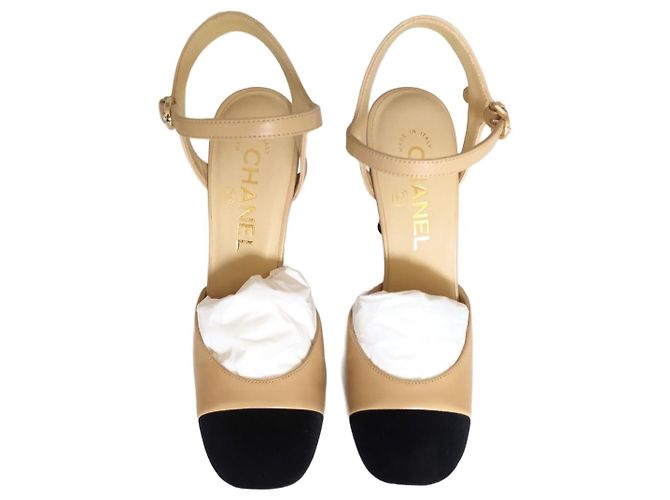 sandali Chanel Beige