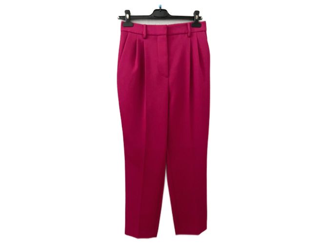 Pantalones Lanvin Marguerite Rosa Algodón