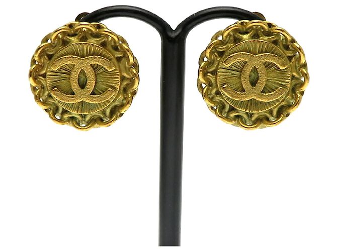 Pendientes Chanel Round Coco Sunbeam para mujeres
