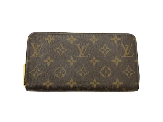 Louis Vuitton Zippy Wallet Brown Pink Patent leather  ref.2252486