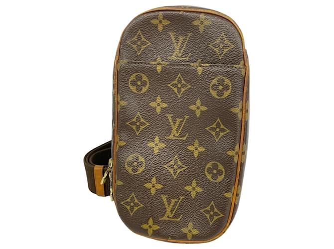 Louis Vuitton Body Bag Monogram Pochette Ganjou M51870 Brown  ref.2253311