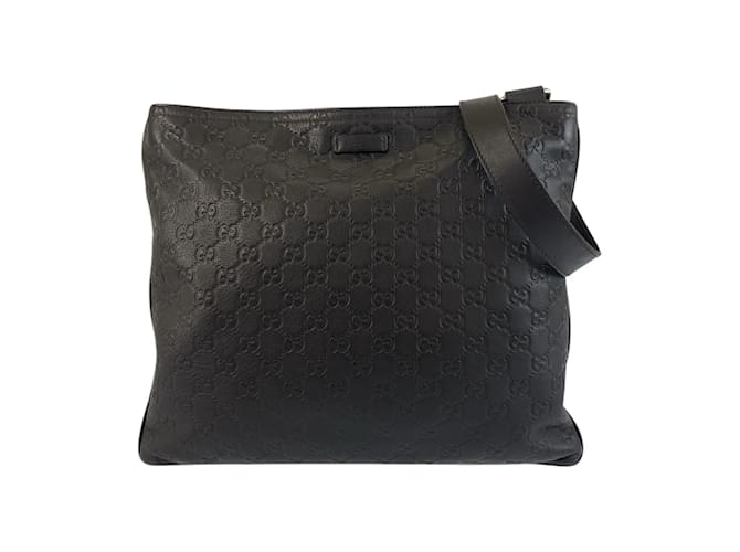 Gucci Guccissima Brown Leather Messenger Bag  ref.2253471