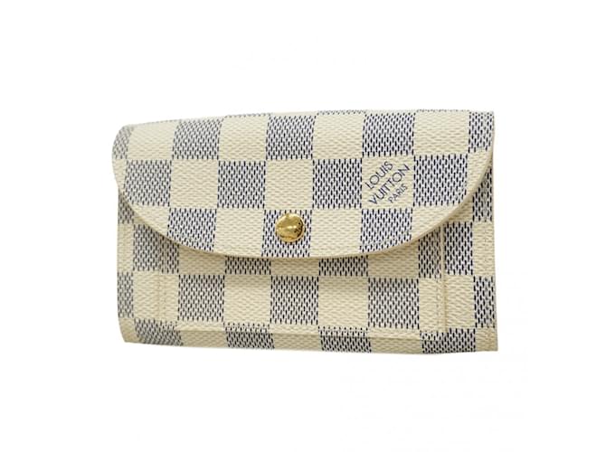 Louis Vuitton Damier Azur Wallet White  ref.2253752