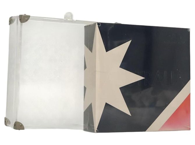 LOUIS VUITTON LV Cup Australia Puzzle Visionaire 30 Only To 6000 Red Auth EC840 White