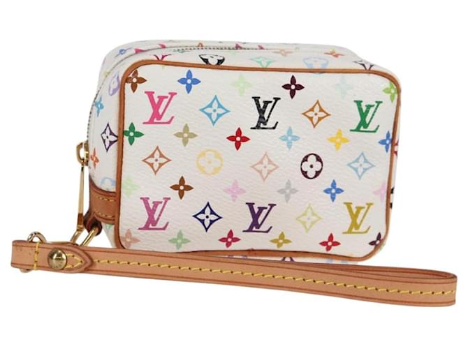 LOUIS VUITTON Monogram Multicolor Trousse Wapity White M58033 LV Auth BD2066AV  ref.2254287