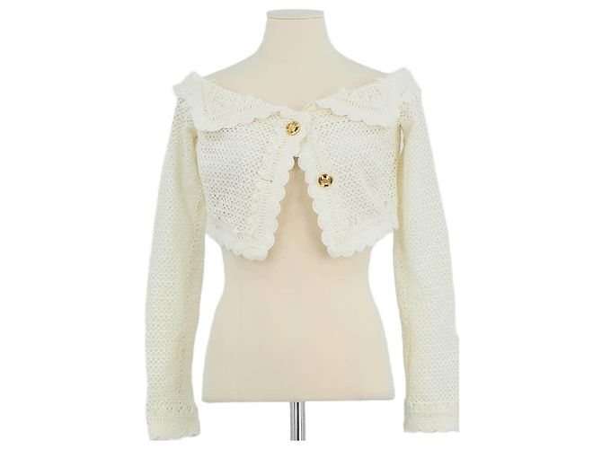 Giambattista Valli Giacca di cotone bianca Bianco