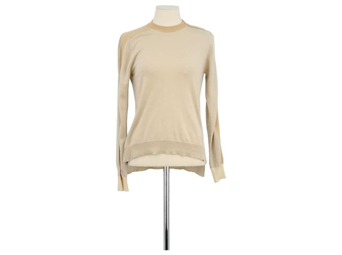 Louis Vuitton Beiger Wollpullover 