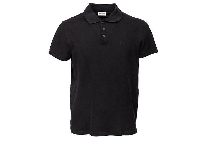 Polo T-shirt Saint Laurent Nero