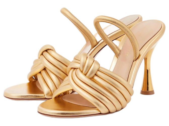 Gianvito Rossi new sandals Golden