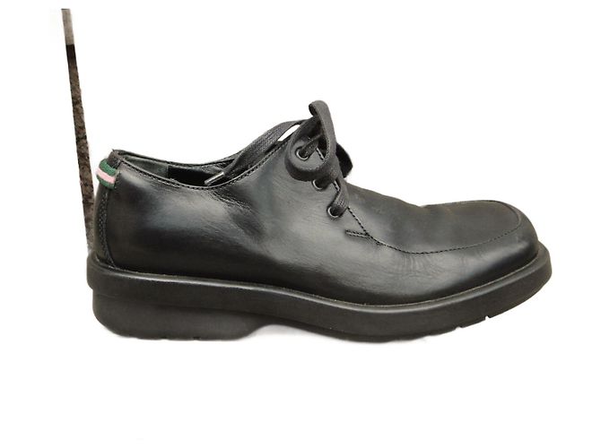 Derby Gucci in pelle nera Nero