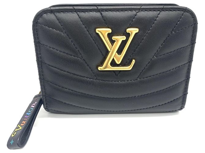 Louis Vuitton New Wave Gypt Compact Wallet Black