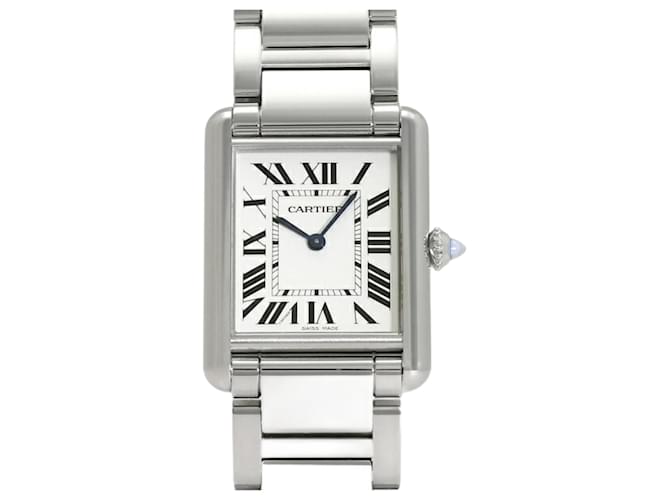 Cartier Tank Must LM WSTA0052 Silver Dial Men's Watch  ref.2254860