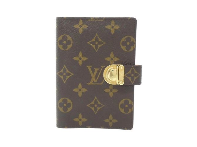 Louis Vuitton Monogram Agenda Koala PM R21015 Organizer Brown Grey