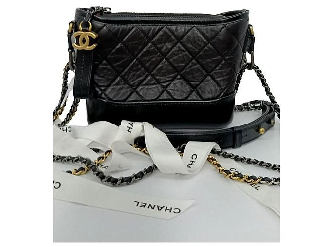 Chanel Sac hobo Gabrielle petit Noir