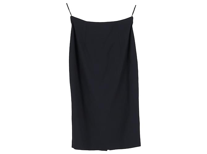 Alexander McQueen Pencil Skirt in Black Polyester  ref.2257313