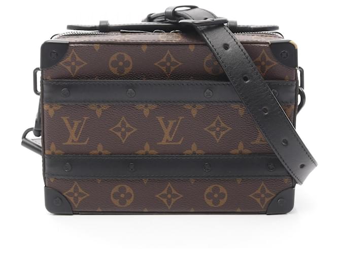 Louis Vuitton Handle Soft Trunk Monogram 2way bag Brown Cloth  ref.2257538