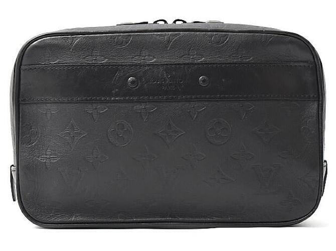 Louis Vuitton Monogram Shadow Trousse Toilette GM Clutch Bag M68589 Black Cloth  ref.2257731