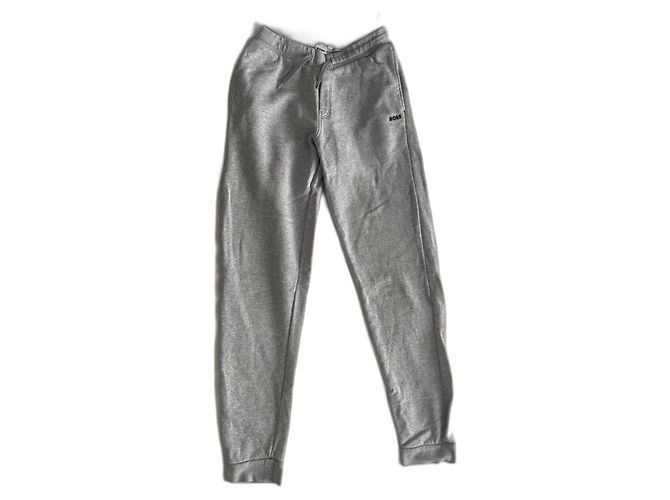 Hugo Boss Jogginghose Grau Baumwolle Mädchen