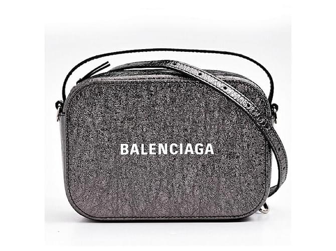 Balenciaga Everyday XS Calf 2way Shoulder Bag Grey Leather  ref.2257765